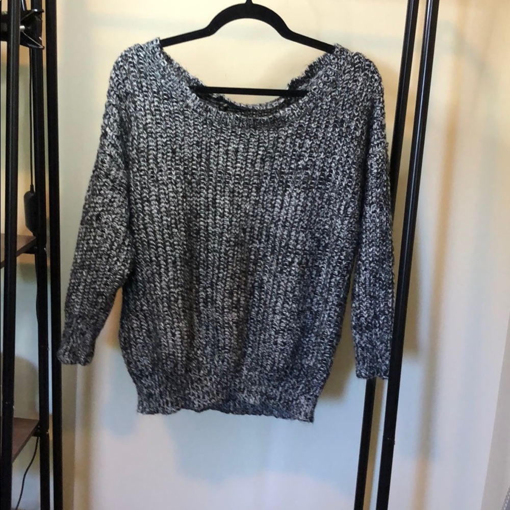 Off the shoulder sweater